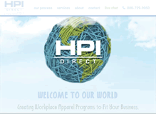 Tablet Screenshot of hpidirect.net